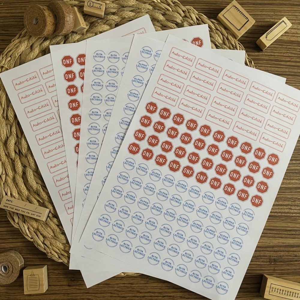 Stickers de Lecture -  610 stickers